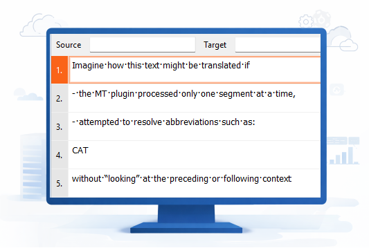 Context-aware processing illustration