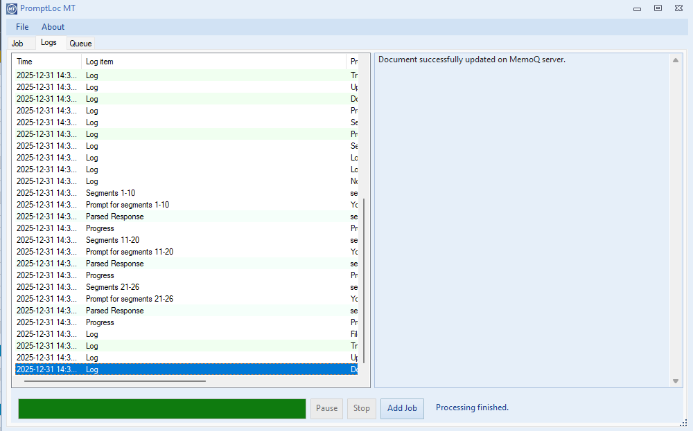 MemoQ Project Update Illustration